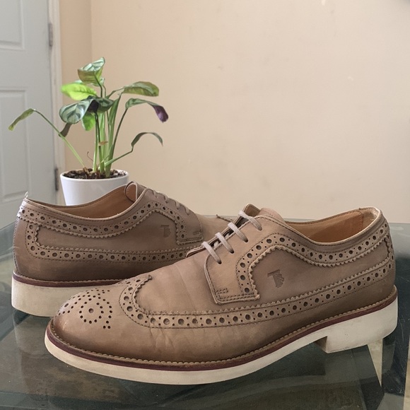 TOD’S Longwing Rubber Sole Brogues - Purposely Distressed - Picture 2 of 14